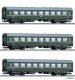 01620 Tillig Set of 3 Passenger cars 2nd class type Reko